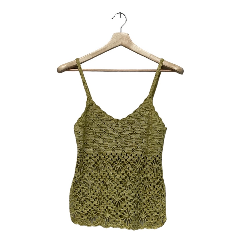 Y2K Charlotte Russe Crochet Top Size L
